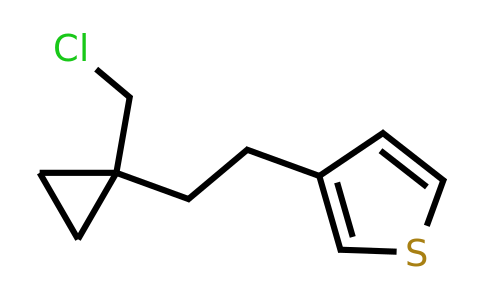 1489471-85-3 | 3-(2-(1-(Chloromethyl)cyclopropyl)ethyl)thiophene