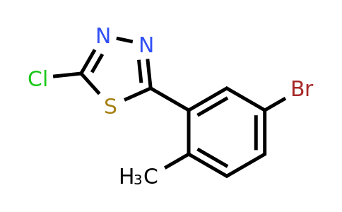 1489680-98-9 | 2-(5-Bromo-2-methylphenyl)-5-chloro-1,3,4-thiadiazole
