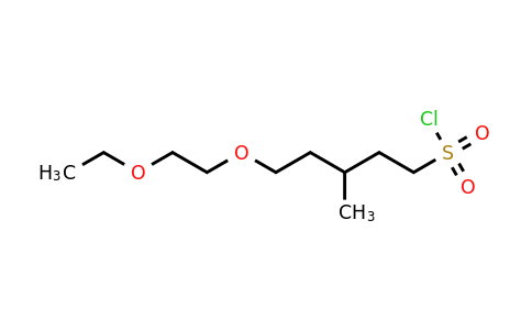 5-(2-Ethoxyethoxy)-3-methylpentane-1-sulfonyl chloride