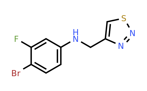 1489859-75-7 | n-((1,2,3-Thiadiazol-4-yl)methyl)-4-bromo-3-fluoroaniline