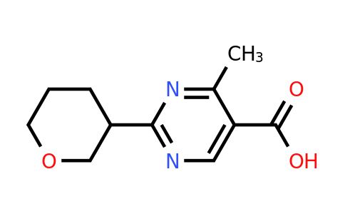 1489928-77-9 | 4-Methyl-2-(tetrahydro-2h-pyran-3-yl)pyrimidine-5-carboxylic acid