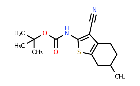1490221-95-8 | Tert-butyl (3-cyano-6-methyl-4,5,6,7-tetrahydrobenzo[b]thiophen-2-yl)carbamate