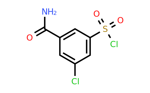 1490401-48-3 | 3-Carbamoyl-5-chlorobenzene-1-sulfonyl chloride