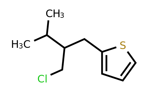1491096-28-6 | 2-(2-(Chloromethyl)-3-methylbutyl)thiophene