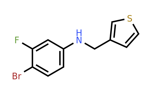 1491099-03-6 | 4-Bromo-3-fluoro-N-(thiophen-3-ylmethyl)aniline