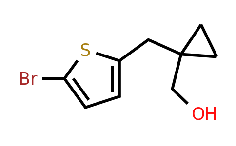 1491967-73-7 | (1-((5-Bromothiophen-2-yl)methyl)cyclopropyl)methanol