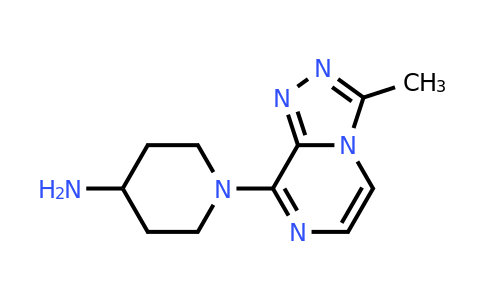 1-(3-Methyl-[1,2,4]triazolo[4,3-a]pyrazin-8-yl)piperidin-4-amine