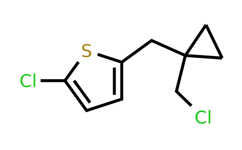 1492600-02-8 | 2-Chloro-5-((1-(chloromethyl)cyclopropyl)methyl)thiophene