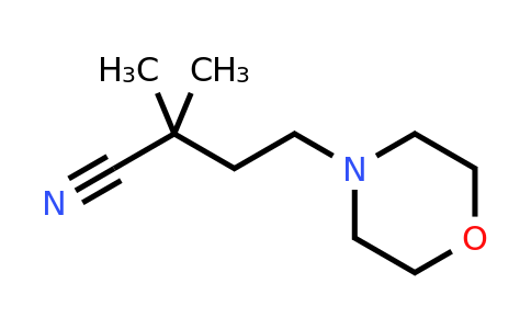 2,2-Dimethyl-4-morpholinobutanenitrile