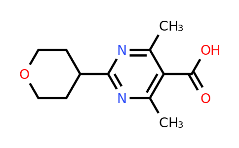 1493143-91-1 | 4,6-Dimethyl-2-(tetrahydro-2H-pyran-4-yl)-5-pyrimidinecarboxylic acid