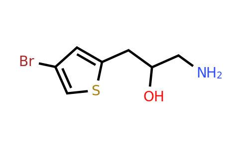 1493173-19-5 | 1-Amino-3-(4-bromothiophen-2-yl)propan-2-ol