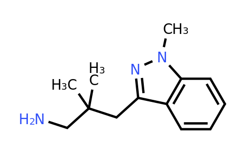 1493192-55-4 | 2,2-Dimethyl-3-(1-methyl-1h-indazol-3-yl)propan-1-amine