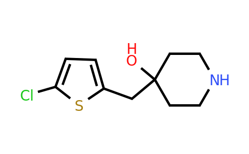 1493217-16-5 | 4-((5-Chlorothiophen-2-yl)methyl)piperidin-4-ol