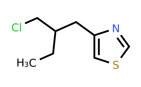 1493234-08-4 | 4-(2-(Chloromethyl)butyl)thiazole