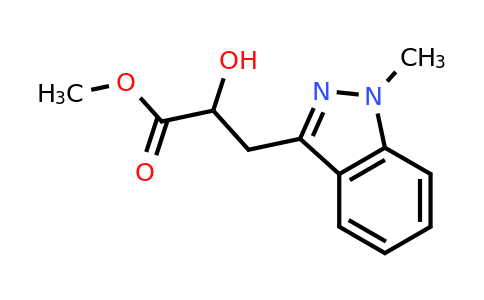 1493469-43-4 | Methyl 2-hydroxy-3-(1-methyl-1h-indazol-3-yl)propanoate