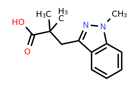 1493515-77-7 | 2,2-Dimethyl-3-(1-methyl-1h-indazol-3-yl)propanoic acid