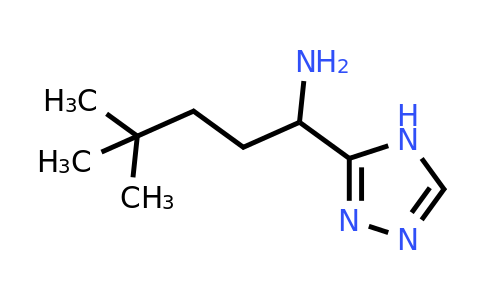 1493535-63-9 | 4,4-Dimethyl-1-(4h-1,2,4-triazol-3-yl)pentan-1-amine