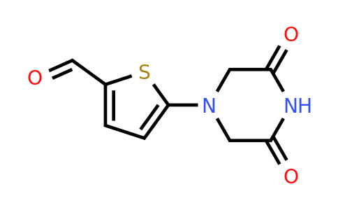 1493573-95-7 | 5-(3,5-Dioxopiperazin-1-yl)thiophene-2-carbaldehyde