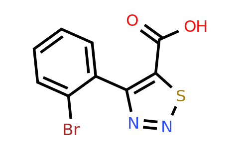 1493668-90-8 | 4-(2-Bromophenyl)-1,2,3-thiadiazole-5-carboxylic acid