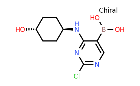 1493697-50-9 | (2-Chloro-4-((trans-4-hydroxycyclohexyl)amino)pyrimidin-5-yl)boronic acid