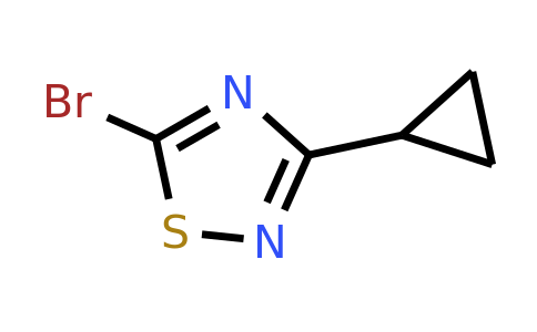 1494127-23-9 | 5-Bromo-3-cyclopropyl-1,2,4-thiadiazole