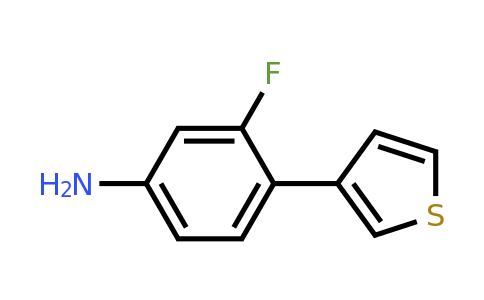 1494143-72-4 | 3-Fluoro-4-(thiophen-3-yl)aniline