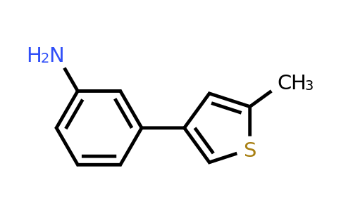 1494877-35-8 | 3-(5-Methylthiophen-3-yl)aniline