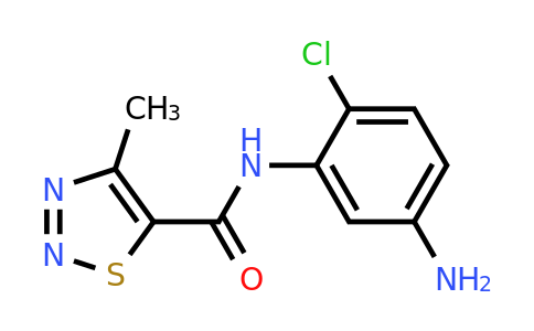 1495326-36-7 | n-(5-Amino-2-chlorophenyl)-4-methyl-1,2,3-thiadiazole-5-carboxamide