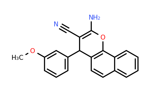 149550-57-2 | 2-Amino-4-(3-methoxyphenyl)-4h-benzo[h]chromene-3-carbonitrile