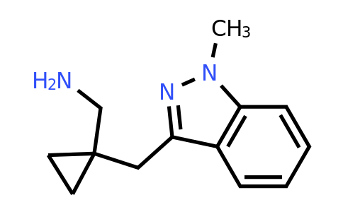 1495991-71-3 | (1-((1-Methyl-1h-indazol-3-yl)methyl)cyclopropyl)methanamine