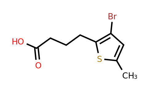 1496290-57-3 | 4-(3-Bromo-5-methylthiophen-2-yl)butanoic acid
