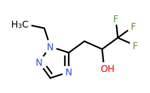 3-(1-Ethyl-1h-1,2,4-triazol-5-yl)-1,1,1-trifluoropropan-2-ol