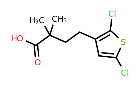 1496679-65-2 | 4-(2,5-Dichlorothiophen-3-yl)-2,2-dimethylbutanoic acid