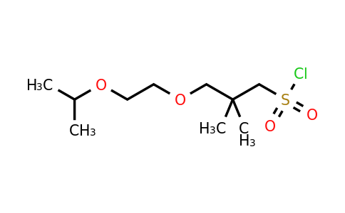 3-(2-Isopropoxyethoxy)-2,2-dimethylpropane-1-sulfonyl chloride