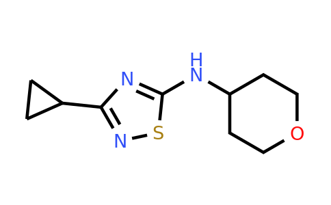 1497065-91-4 | 3-Cyclopropyl-N-(oxan-4-yl)-1,2,4-thiadiazol-5-amine