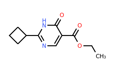 1497359-53-1 | Ethyl 2-cyclobutyl-6-oxo-1,6-dihydropyrimidine-5-carboxylate