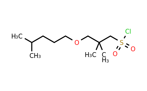 2,2-Dimethyl-3-((4-methylpentyl)oxy)propane-1-sulfonyl chloride
