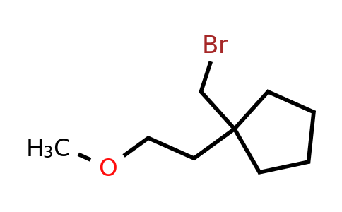 1-(Bromomethyl)-1-(2-methoxyethyl)cyclopentane