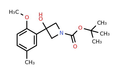 1498368-17-4 | tert-Butyl 3-hydroxy-3-(2-methoxy-5-methylphenyl)azetidine-1-carboxylate