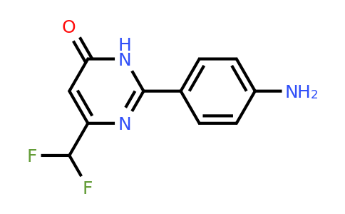 1498572-89-6 | 2-(4-Aminophenyl)-6-(difluoromethyl)pyrimidin-4(3h)-one