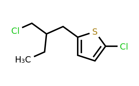 1498731-66-0 | 2-Chloro-5-(2-(chloromethyl)butyl)thiophene