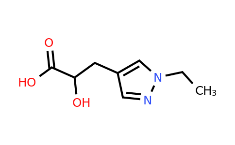 1498870-41-9 | 3-(1-Ethyl-1h-pyrazol-4-yl)-2-hydroxypropanoic acid