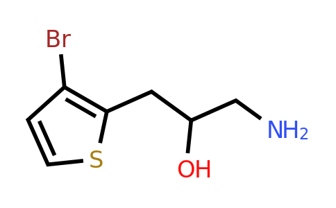 1498871-35-4 | 1-Amino-3-(3-bromothiophen-2-yl)propan-2-ol