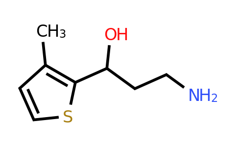 1499064-47-9 | 3-Amino-1-(3-methylthiophen-2-yl)propan-1-ol