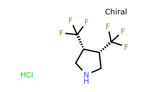1499198-79-6 | cis-3,4-bis(trifluoromethyl)pyrrolidine;hydrochloride