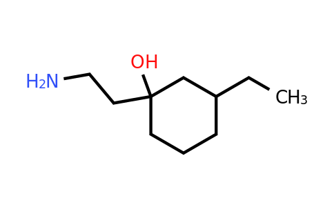 1-(2-Aminoethyl)-3-ethylcyclohexan-1-ol