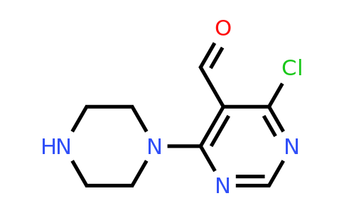 1499709-76-0 | 4-Chloro-6-(piperazin-1-yl)pyrimidine-5-carbaldehyde