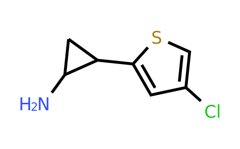 1500167-83-8 | 2-(4-Chlorothiophen-2-yl)cyclopropan-1-amine