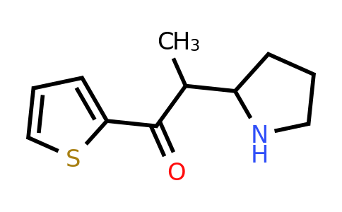 1500218-70-1 | 2-(Pyrrolidin-2-yl)-1-(thiophen-2-yl)propan-1-one