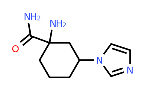 1500491-92-8 | 1-Amino-3-(1h-imidazol-1-yl)cyclohexane-1-carboxamide